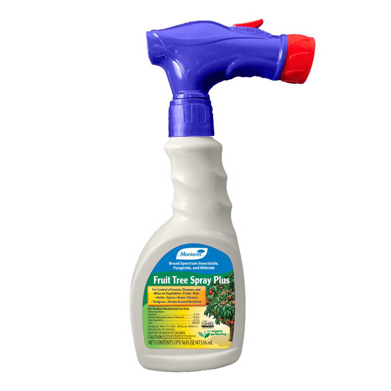 Monterey Fruit Tree Spray Plus Organic Insect Killer/Fungus Control Liquid Concentrate 16 oz