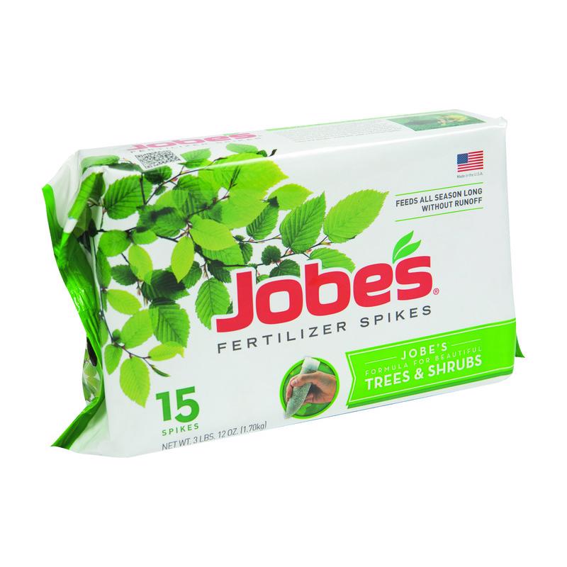 Fertilizante para plantas Jobe's 15-3-3, paquete de 15