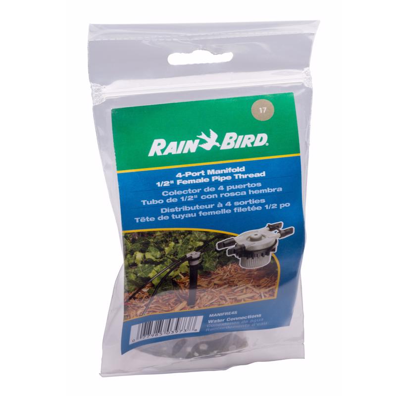 Rain Bird 4 ports Drip Irrigation Manifold (Pack of 10)