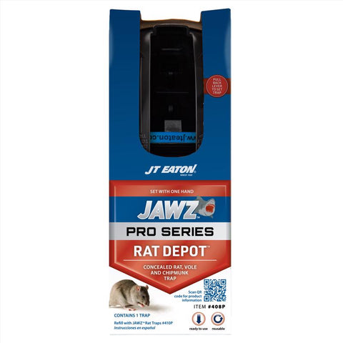 JT Eaton JAWZ Pro Series Small Covered Animal Trap For Rats 1 pk
