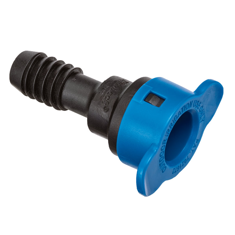 Adaptador con púas Orbit Blu-Lock de 1/2 pulg. de diámetro x 2 pulg. de largo