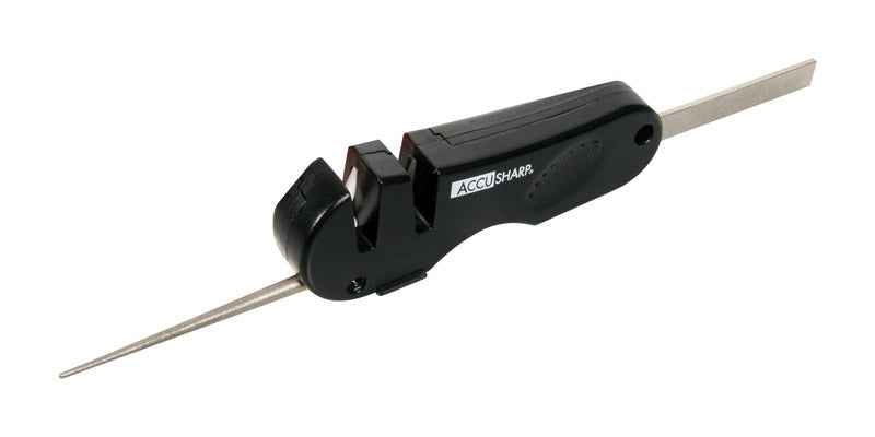 Herramienta de afilado multifunción 4 en 1 AccuSharp de carburo de tungsteno mate