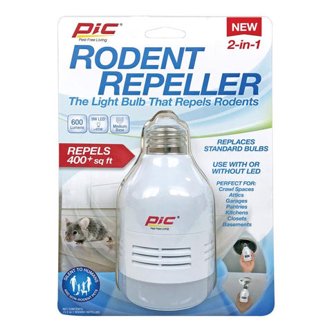 PIC Plug-In Electronic Pest Repeller For Rodents 1 pk (Pack of 3)