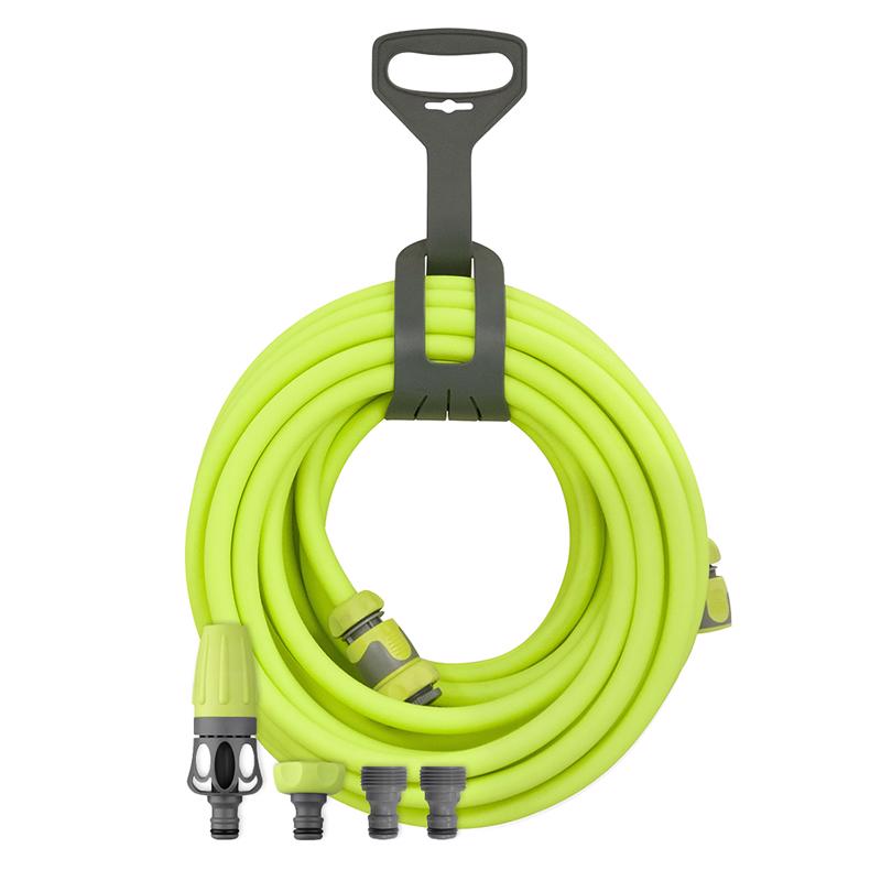 Kit de manguera de jardín Legacy Flexzilla de 1/2 pulg. de diámetro x 50 pies de largo, de alta resistencia y calidad premium