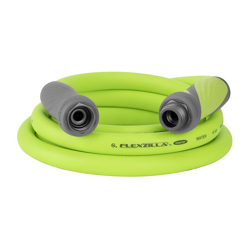 Manguera de jardín Legacy Flexzilla SwivelGrip de alta resistencia y calidad premium, 5/8 pulg. de diámetro × 10 pies de largo
