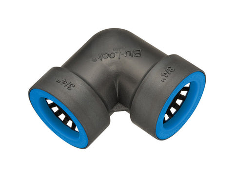 Orbit Blu-Lock 3/4 in. Push X 3/4 in. D Push Elbow Connector (Pack of 15)