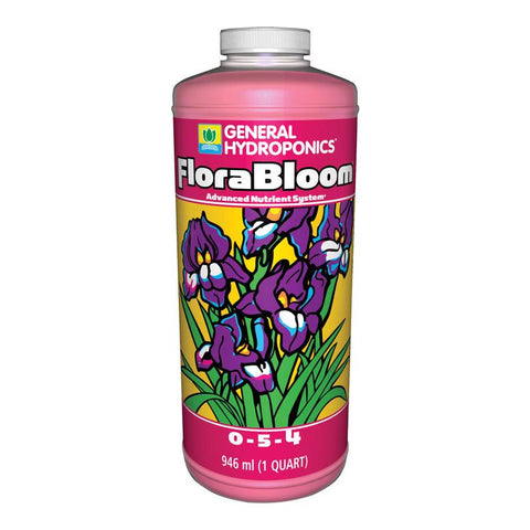 Sistema de nutrientes líquidos FloraBloom de General Hydroponics, 1 pinta
