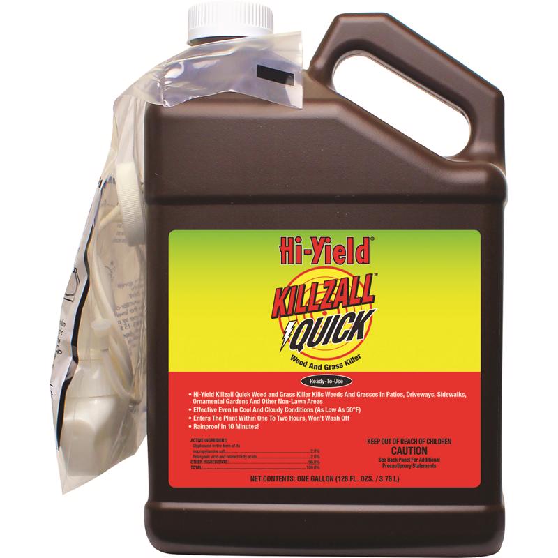 Hi-Yield Killzall Eliminador Rápido de Malezas y Hierbas Líquido Listo para Usar 1 gal