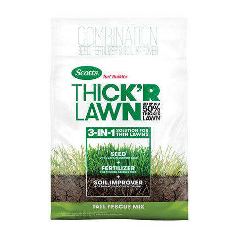 Scotts Turf Builder ThickR Lawn All-Purpose Lawn Fertilizer For Tall Fescue Grass 4000 sq ft