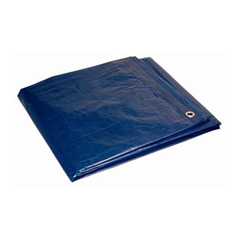 Lona de polietileno Foremost de 16 pies de ancho x 20 pies de largo, de uso ligero, azul