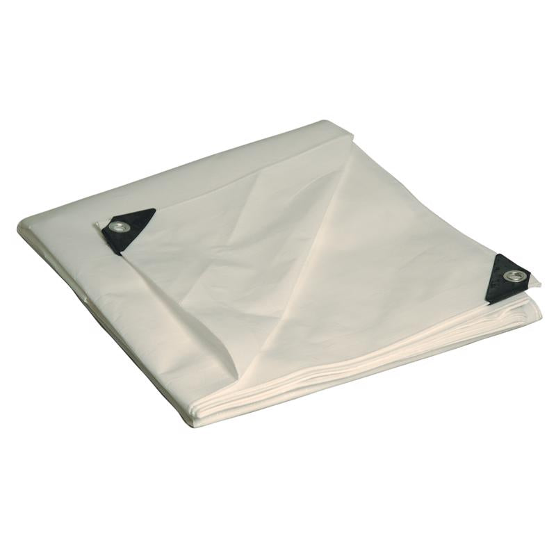 Foremost Dry Top 12 ft. W X 20 ft. L Heavy Duty Polyethylene Tarp White