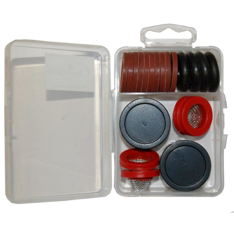 Kit de arandelas para tapón de manguera de plástico sin rosca Rugg