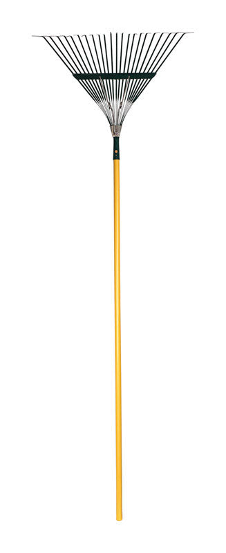 Rugg 54 in. 22 Tine Steel Leaf Rake Wood Handle (Pack of 12)