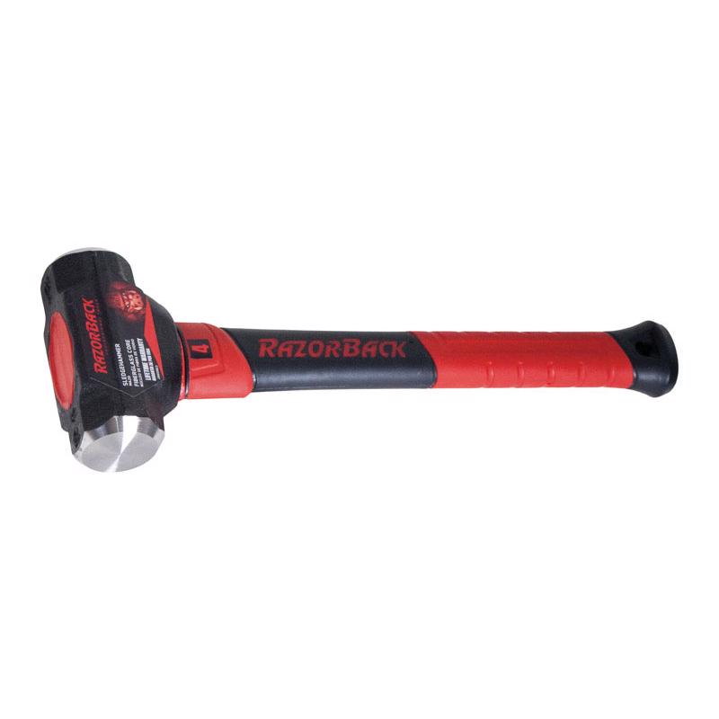 Razor-Back 4 lb Steel Sledge Hammer 15 in. Fiberglass Handle (Pack of 4)