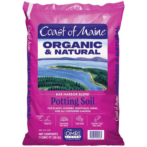 Sustrato orgánico para flores y plantas Coast of Maine Bar Harbor Blend, 1 pie cúbico