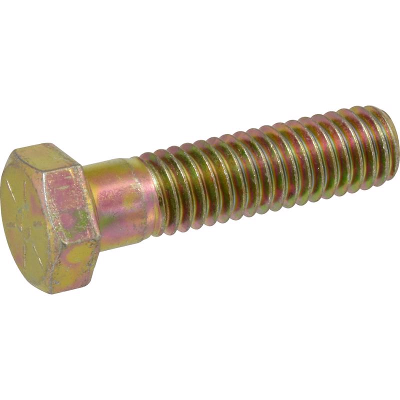 HILLMAN 3/8 in. D X 1-3/4 in. L Heat Treated Steel Hex Head Cap Screw 100 pk