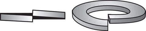 HILLMAN 3/8 in. D Zinc-Plated Low Carbon Steel Split Lock Washer 1500 pc