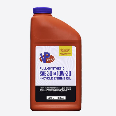 VP Racing Fuels 10W-30 4-Cycle Synthetic Motor Oil 32 oz 1 pk (Pack of 6)