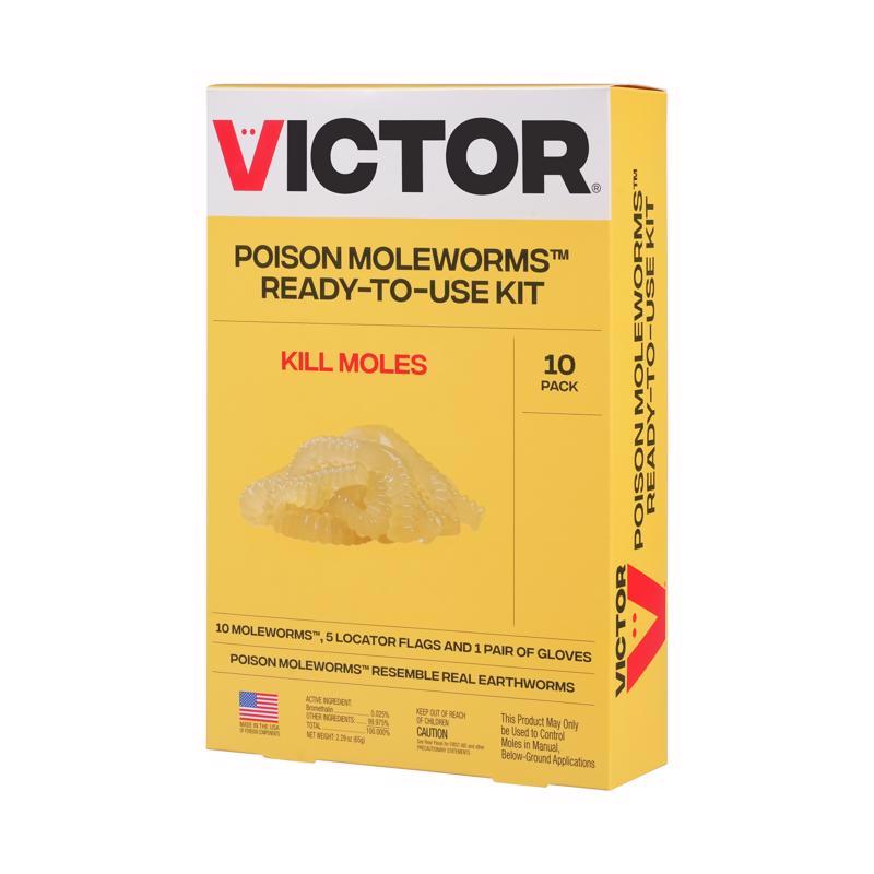Victor Toxic Worm Bait Worms For Gophers and Moles 10 pk 10 pk