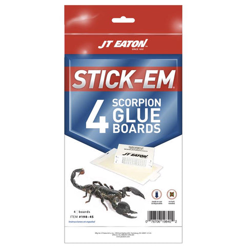 JT Eaton Stick-Em Glue Board 4 pk (Pack of 24)