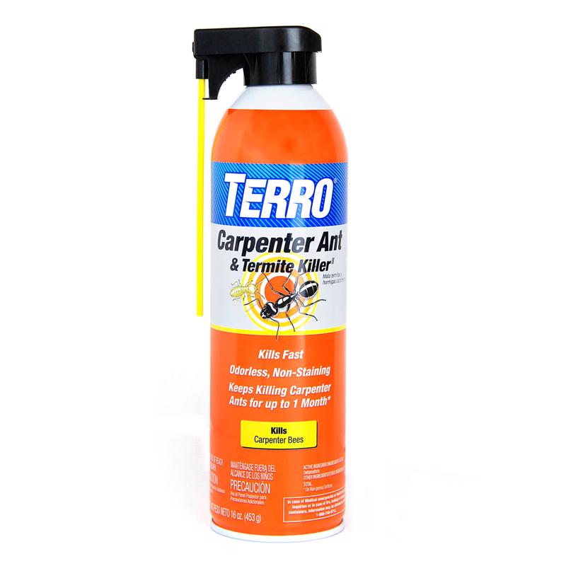 TERRO Carpenter Ant/Termite Killer Aerosol 16 oz (Pack of 6)