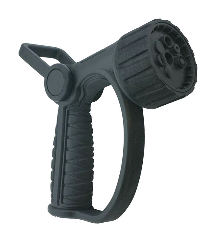 Boquilla metálica para bomberos Orbit Pro Flo de 7 patrones