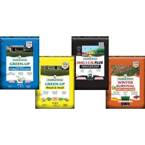 Jonathan Green New American Lawn Programa Anual Fertilizante para Césped Para Todos los Pastos 15000 pies cuadrados