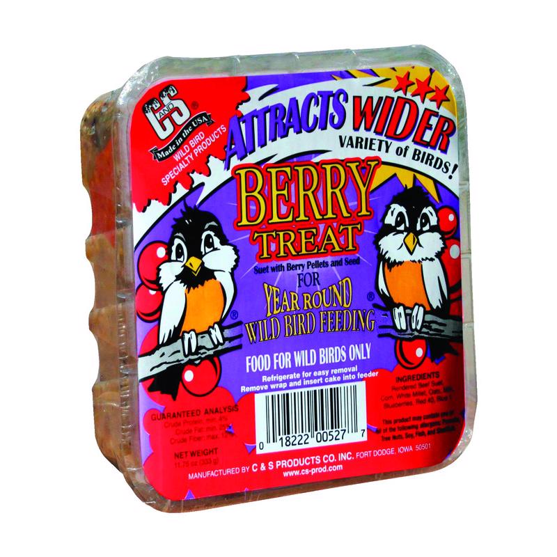 C&S Products Berry Treat Wild Bird Food 11.75 oz (Pack of 12)