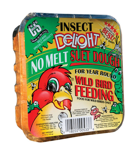 C&S Products Insect Delight Wild Bird Food 11.75 oz (Pack of 12)