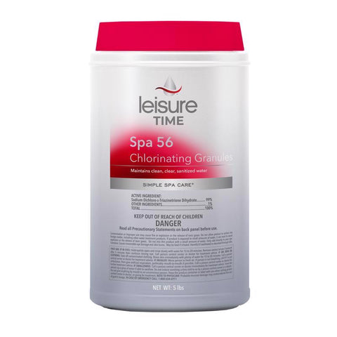 Leisure Time Spa 56 Granule Chlorinating Chemicals 5 lb (Pack of 6)