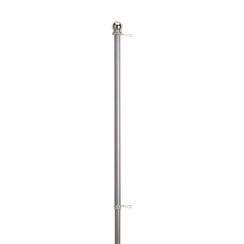 Valley Forge 6 ft. L Aluminum Flag Pole Brushed
