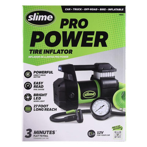 Slime Pro Power 12 V 100 psi Tire Inflator (Pack of 2)