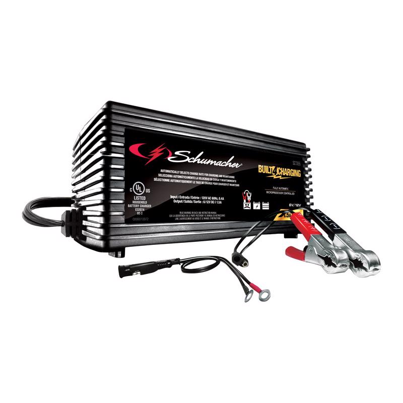 Schumacher Automatic 12 V 1.5 amps Battery Charger/Maintainer (Pack of 2)