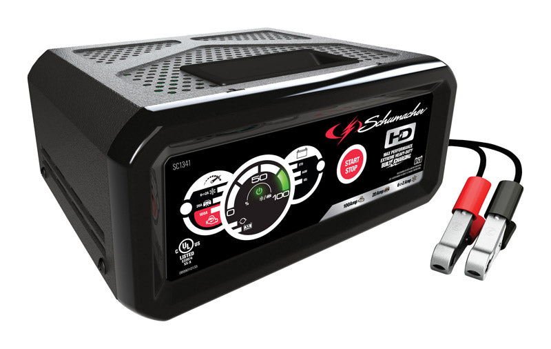 Cargador de batería/arrancador de motor automático de 12 V y 100 A Schumacher