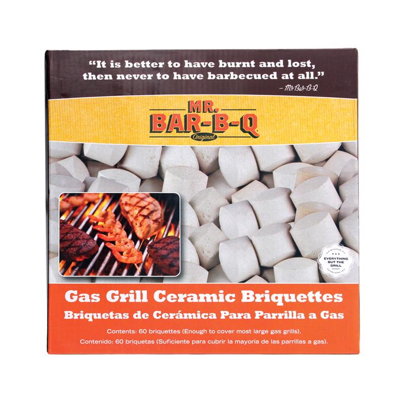 Mr. Bar-B-Q Briquetas de carbón cerámico originales totalmente naturales 7 lb