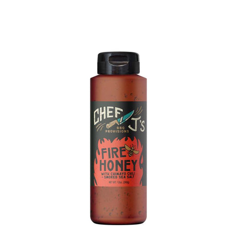 Chef J's BBQ Provisions Sweet and Spicy Fire Honey 12 oz