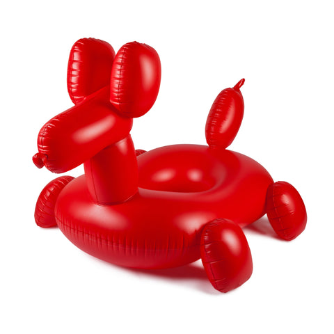 BigMouth Red Vinyl Inflatable Giant Balloon Animal Pool Float (Pack of 4)