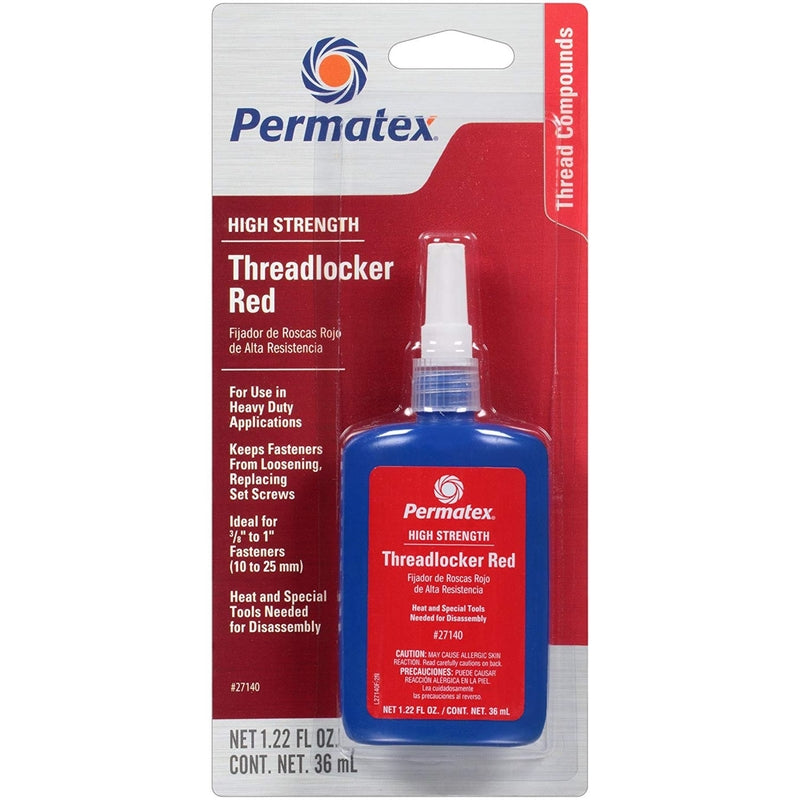 Adhesivo líquido de alta resistencia para roscas Permatex de 1,22 oz líq.