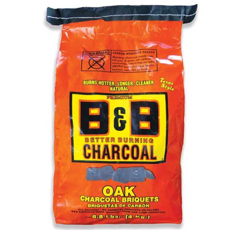 B&B Charcoal All Natural Oak Charcoal Briquettes 8.8 lb