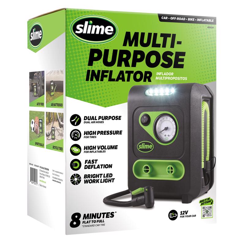 Inflador/compresor Slime de 12 V y 60 psi