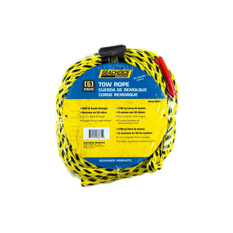 Seachoice 60 ft. L Black Braided Polypropylene Tow Rope