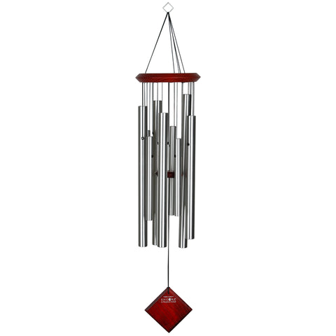 Woodstock Chimes Encore Collection Silver Aluminum/Wood 30 in. Silver Chimes of Orion Wind Chime