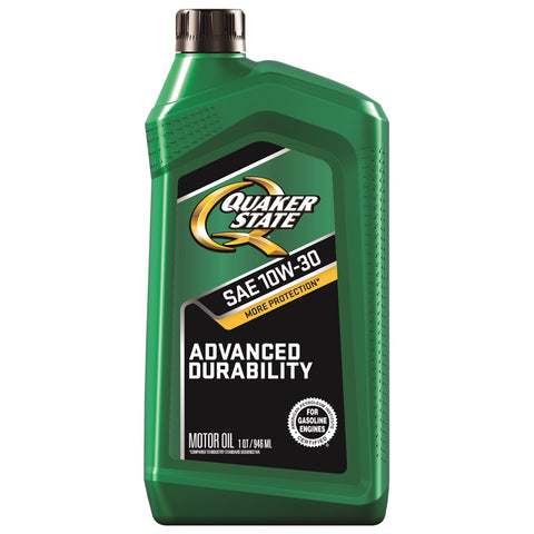 Quaker State Peak Performance 10W-30 4-Cycle Conventional Motor Oil 1 qt 1 pk (Pack of 6)