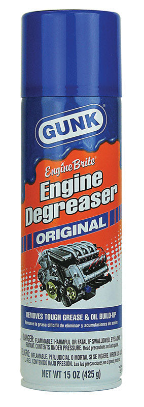 Gunk Engine Brite No Scent Cleaner and Degreaser 15 oz Spray (Pack of 6)