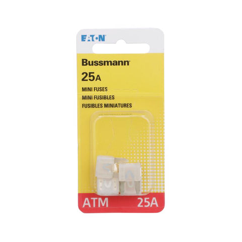 Bussmann 25 amps ATM Clear Blade Fuse 5 pk