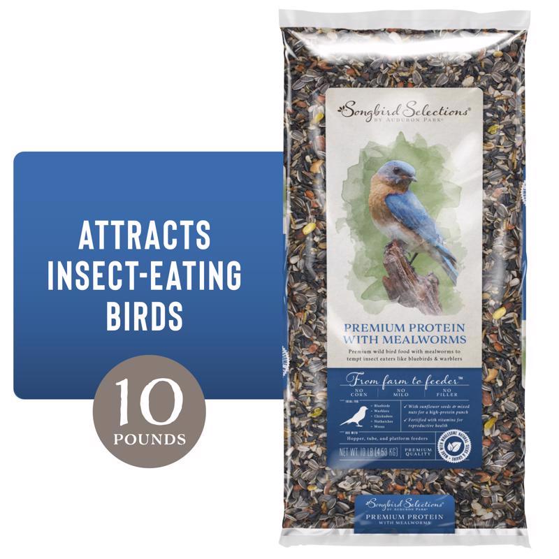 Songbird Selections Premium Protein with Mealworm Wild Bird Food 10 lb
