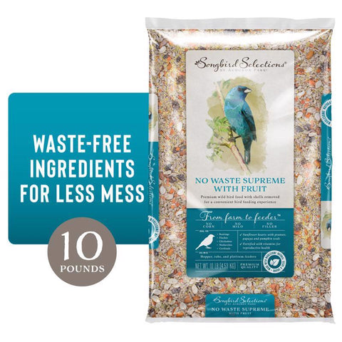 Songbird Selections No Waste Supreme Wild Bird Food 10 lb (Pack of 4)