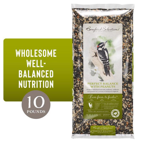 Songbird Selections Perfect Balance with Peanuts Wild Bird Food 10 lb