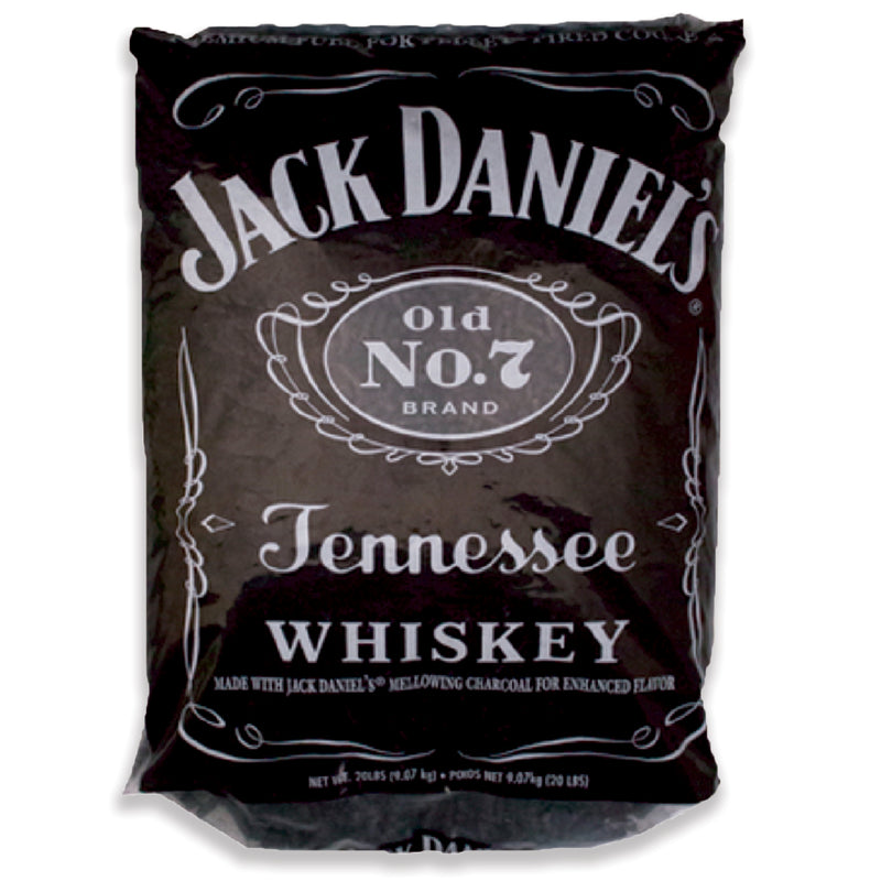Pellets de madera dura con carbón Jack Daniel's B&B, sabor a whisky, totalmente naturales, 20 lb