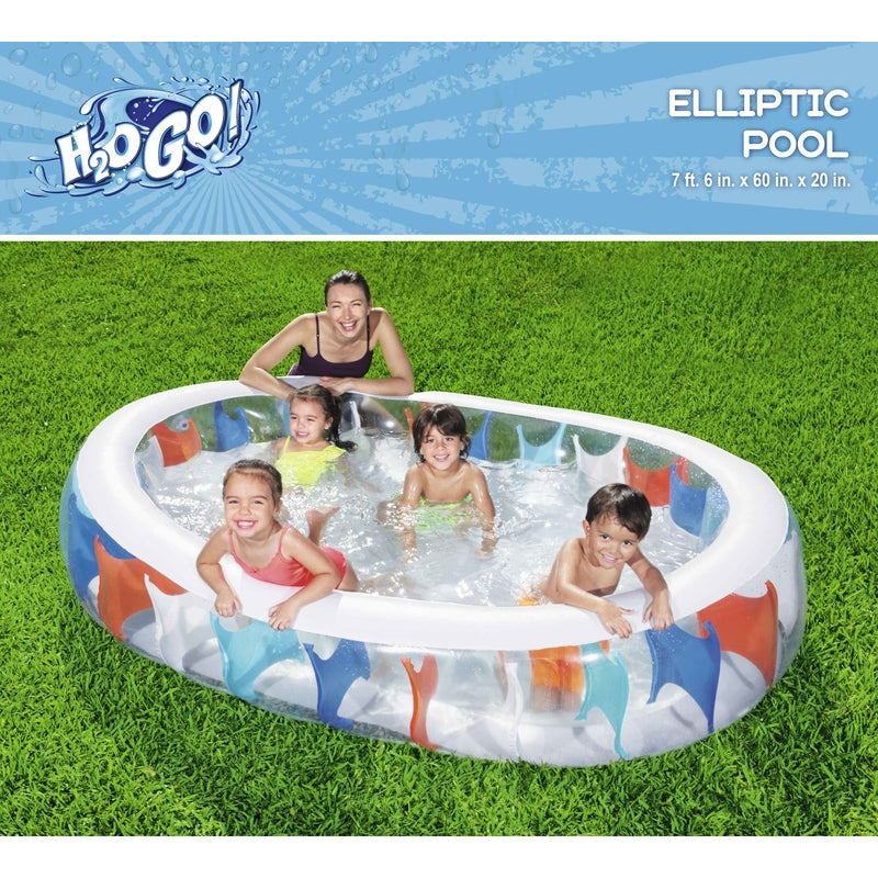 Bestway 141 gal Oval Inflatable Pool 60 in. H X 20 in. W X 7.5 in. L (Pack of 2)